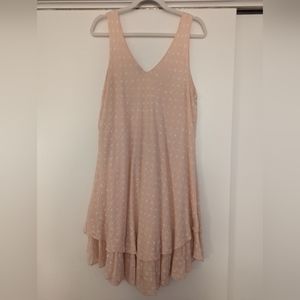 Charly B Dress - pink & white